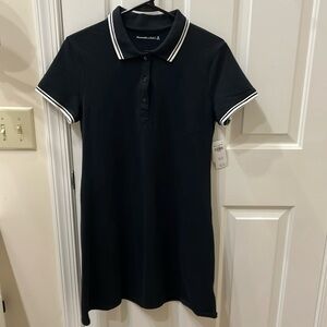 NEVER WORN! Abercrombie black cotton shirt dress
